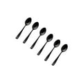 thumbnail image 1 of Godinger 43514 PVD-MB Chisel Flatware Teaspoons - Set of 6, 1 of 1