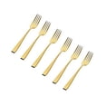 thumbnail image 1 of Godinger  PVD-MG Chisel Flatware Dinner Forks - Set of 6, 1 of 1