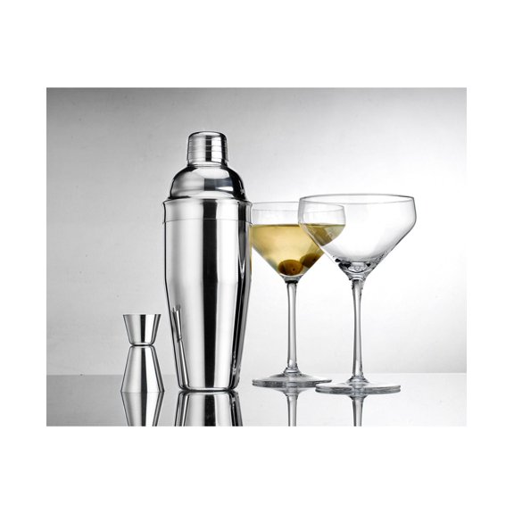 Godinger Remington Martini Set, Clear