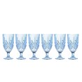 thumbnail image 1 of Godinger Silver Art Co. Ltd Dublin Blush Turquoise Ice Beverage Glasses, 14 oz., Set of 6, 1 of 1