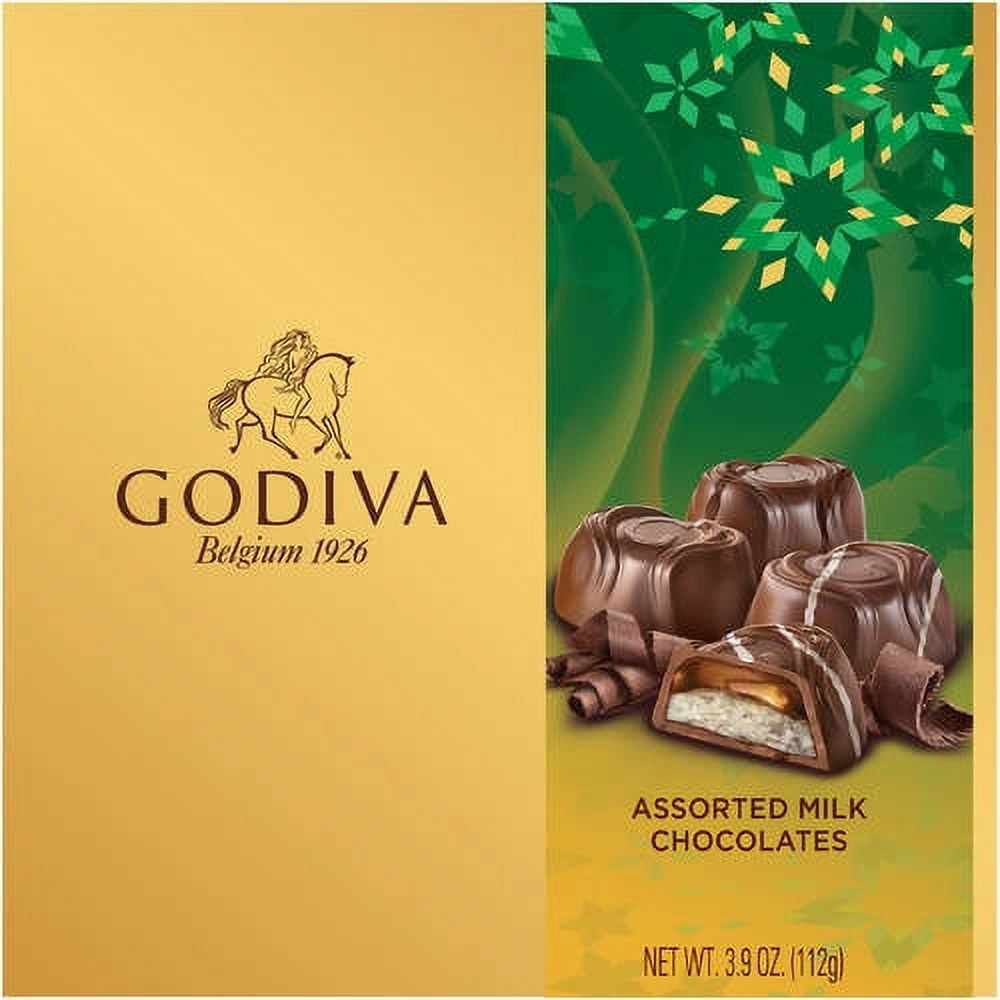 Godiva Assorted Milk Chocolates, 3.9 Oz.