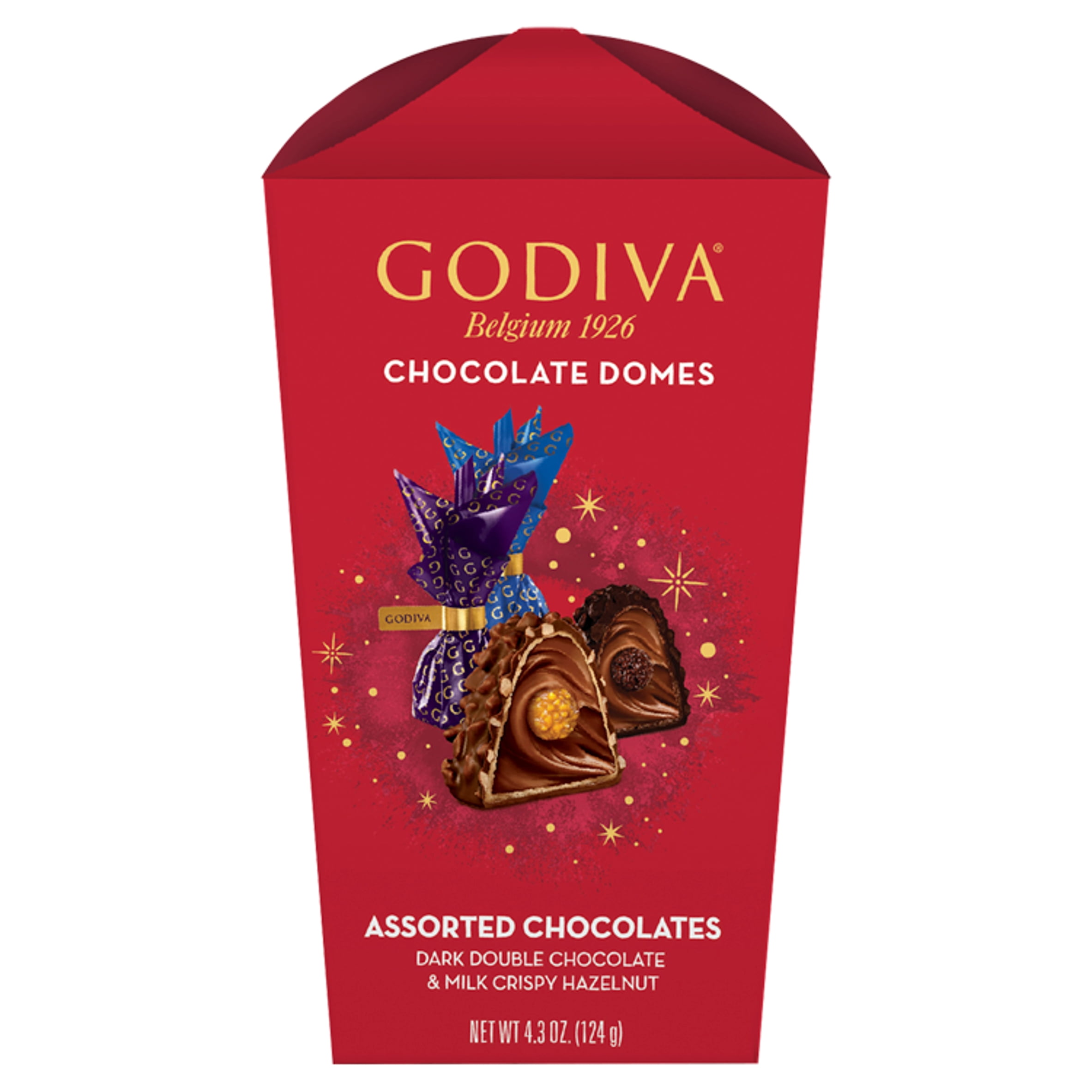 Godiva Chocolate Domes Assorted Chocolates, 4.3 oz