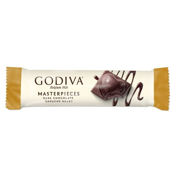 Godiva Star Brands Masterpieces Belgium Dark Chocolate 1oz 12count (Pack of 4)