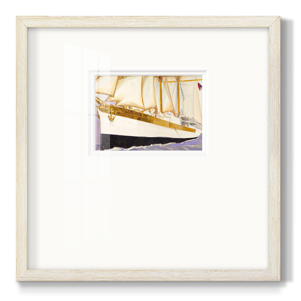 Godlen Sail VPremium Framed Print