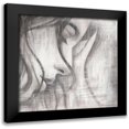thumbnail image 1 of Godles, Karo 20x20 Black Modern Framed Museum Art Print Titled - Face III, 1 of 5