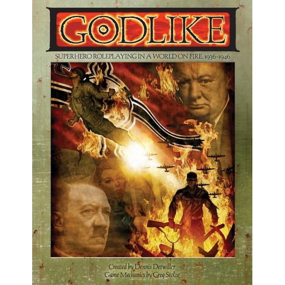Godlike: Superhero Roleplaying in a World on Fire, 1936-1946 (Paperback)