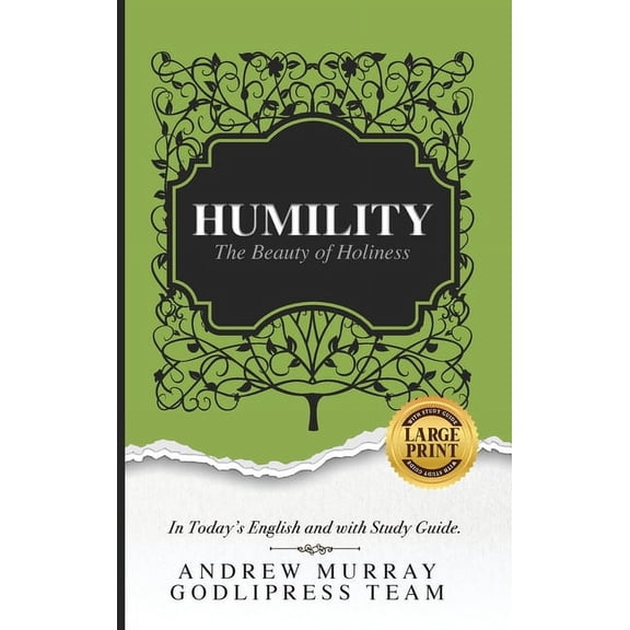 Godlipress Classic Christian Books Andrew Murray Humility: The Beauty of Holiness (In Today's English and with Study Guide)(LARGE Print), (Hardcover)
