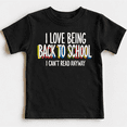 thumbnail image 1 of Godmerch Boys I Love Being Back To School Cotton Shirt First Day of School Kindergarten First Grade 2nd Grade 3rd Grade, 1 of 6