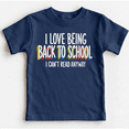 thumbnail image 1 of Godmerch Boys I Love Being Back To School Cotton Shirt First Day of School Kindergarten First Grade 2nd Grade 3rd Grade, 1 of 6