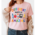 thumbnail image 1 of Godmerch Happy First Day of School Crewneck Teacher Graphic Shirt, First Day of School Teacher Gifts Tee for Women, 1 of 5