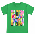 thumbnail image 1 of Godmerch Kindergarten Back to School Shirt for Kids Colorful School Icons Graphic T Shirt, 1 of 6