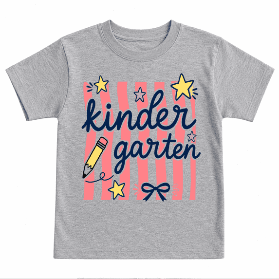 Godmerch Kindergarten Stars Back to School Shirt for Kids Youth Graphic T Shirt First Day School Tee