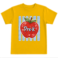 thumbnail image 1 of Godmerch Pre-K Apple Back to School Shirt for Kids Youth Graphic T Shirt First Day of School Tee, 1 of 6