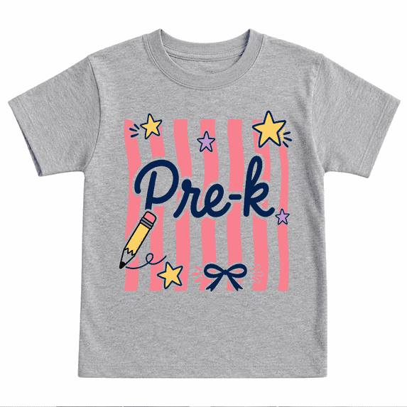 Godmerch Pre-K Stars Back to School Shirt for Kids Youth Graphic T Shirt First Day School Tee
