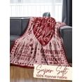 thumbnail image 1 of Godmother Gifts, Fairy Godmom Proposal Gift Bed Flannel Plush Blankets for Women, Friends, Sister, Aunt for Birthday, Christmas, Mother''s Day - Red Heart, 50"x 60", 1 of 6