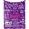 thumbnail image 1 of Godmother Gifts for Women, Godmother Gift, Godmother Gifts from Godchild, Godmother Blanket, Godmother Gifts, God Mom Gifts, God Mommy Gifts Throw Blanket 60" x 50\u201d, 1 of 6