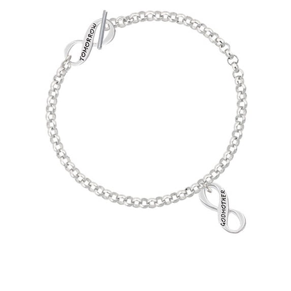 Godmother Infinity Sign Today Tomorrow Infinity Toggle Chain Bracelet