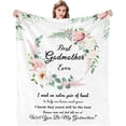 thumbnail image 1 of Godmother Proposal Gift-Will You Be My Godmother, Gifts for Godmother, Godmother Gifts from Godchild, Mother Day Birthday Christmas Godmother Gifts for Godmother Throw Blanket 60LX50W in, 1 of 7