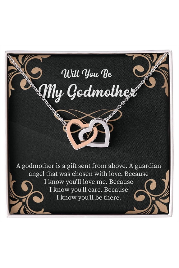 Godmother Proposal Necklace Gift for Godmother, Mothers Day Gift, Godmother Proposal, Will You Be My Godmother