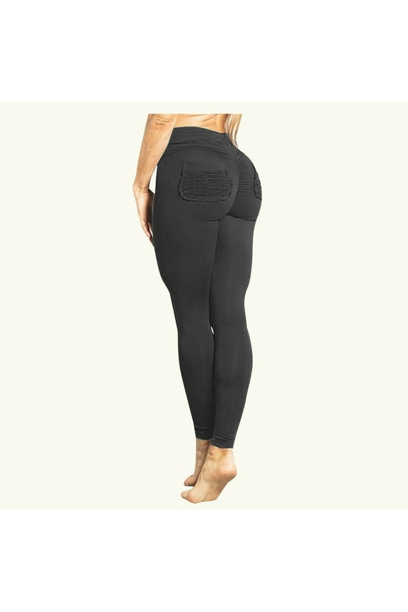 Butt Lifting Jeans for Women - High Waisted Skinny Levanta Cola Stretch Jeans Black XL