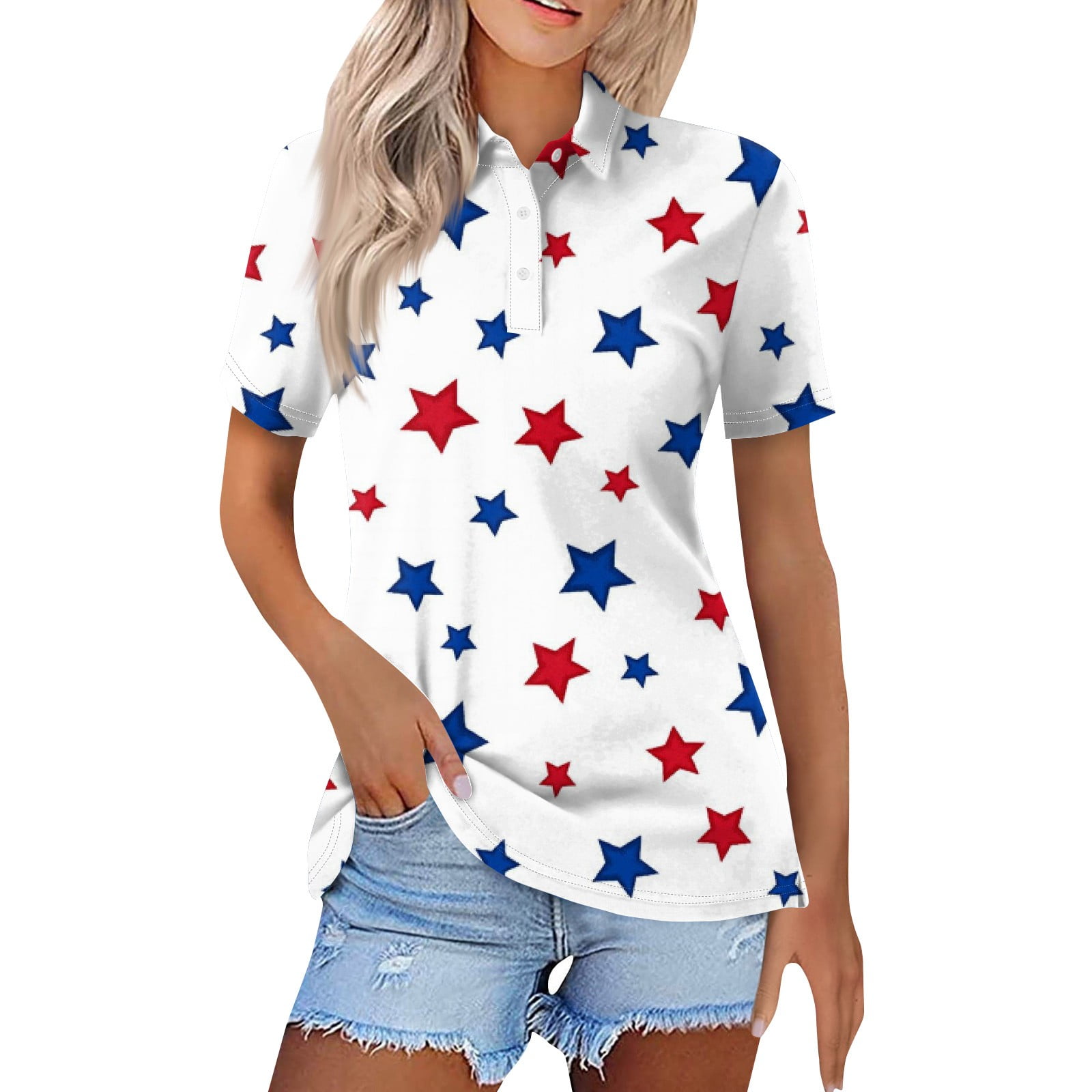 Godokuleh Women's Golf Polo Shirts UPF 50+ Quick Dry Ladies Tenni