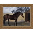 thumbnail image 1 of Godolphin Arabian 24x18 Gold Ornate Wood Framed Canvas Art by George Stubbs, 1 of 3