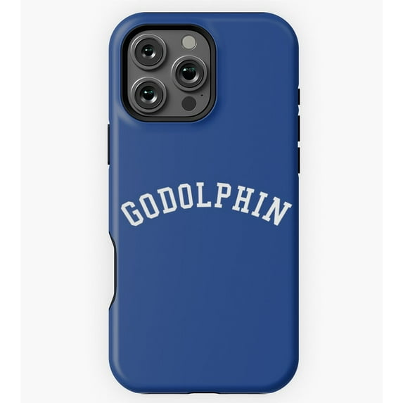 Godolphin White Abstract Art GA2347 Phone Case for iPhone 11 to 17 Pro Max