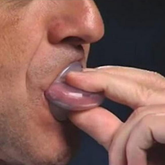 Godom 2Pcs Silicone Anti Snore Tongue Retaining Device With Case Stop Snoring Breathing Sleep Aid Tool