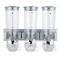 thumbnail image 1 of Godom 3 Pack Cereal Dispensers, Double Dry Food Dispensers Wall Mount, Wall Mounted Food Dispenser Large Capacity Candy Dispenser, 1 of 6