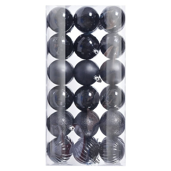Godom A set of Christmas Balls 36Pcs Christmas Ornaments For Christmas Tree Shatterproof Christmas Tree Decorations Hanging For Holiday Wedding Party Decoration