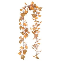 Godom Artificial Sweet Potato Leaf Rattan - Green Ceiling Vines Thanksgiving Decoration Autumn Rattan Decoration Suitable For Home Wedding Party