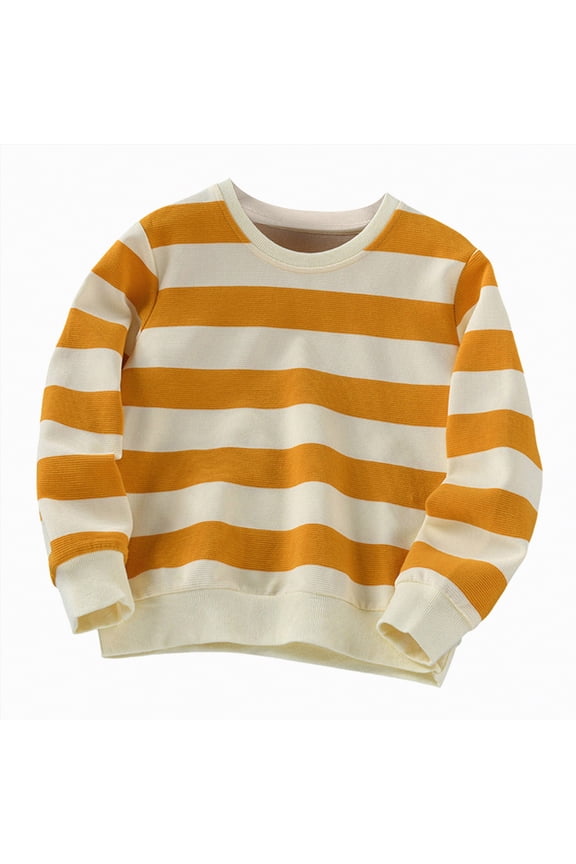 Baby Girl Boy Sweatshirt Crew Neck Long Sleeve Pullover Toddler Kids Lightfleece Lined Tops Boys Hoodies