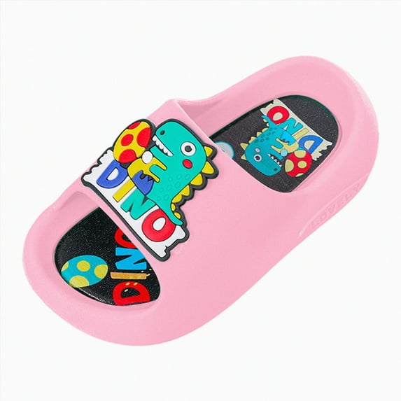Godom Baby Slippers Cute Soft Anti-slip House Kids Girl Slipper for Indoor Outdoor Kid Cloud Slides