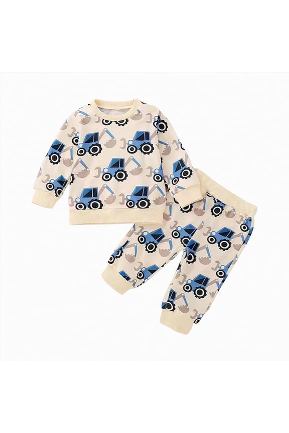 Boys Outfits Sweatshirt and Pants 2PCS Casual Kids Boys Outfits Set Fall Winter Clothes