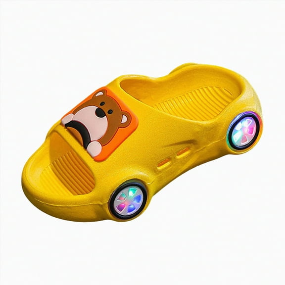 Godom Boys Slippers Non-Slip Super Soft Quick Drying Shower Slides Beach Water Shoes