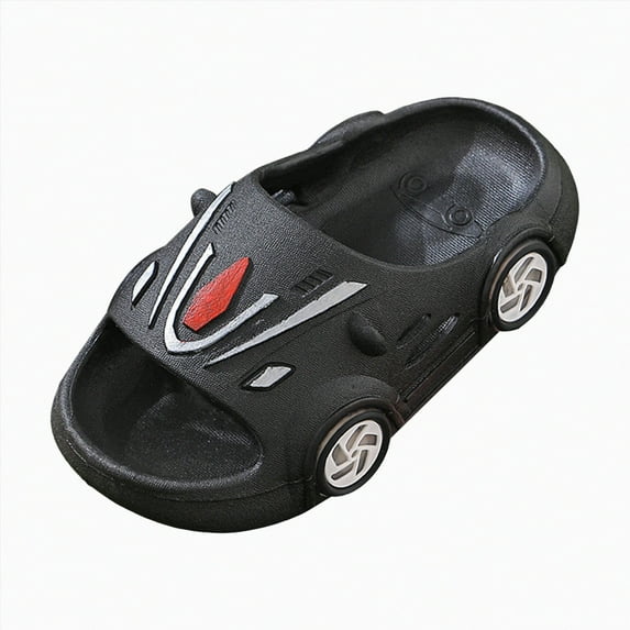 Godom Boys Slippers Non-Slip Super Soft Quick Drying Shower Slides Indoor Outdoor Shoes