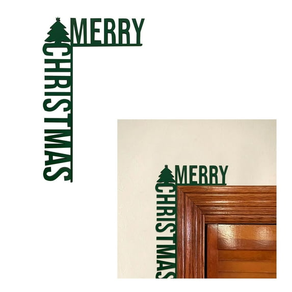 Godom Christmas Door Corner Decoration - DIY Stitching Creatives Home Decor Funny On My Door Corner