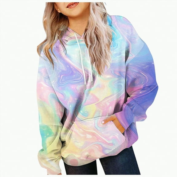 Godom Clothes for Kids Crew Neck Sweatshirts Girl Funny Tunic Pullover Girls Sweaters Hoodies for Teen Girls Trendy