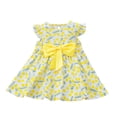 thumbnail image 1 of Godom Dresses for Kids Summer Dress Casual Print Short Sleeve Dresses Sundress Flower Girl Dress, 1 of 3