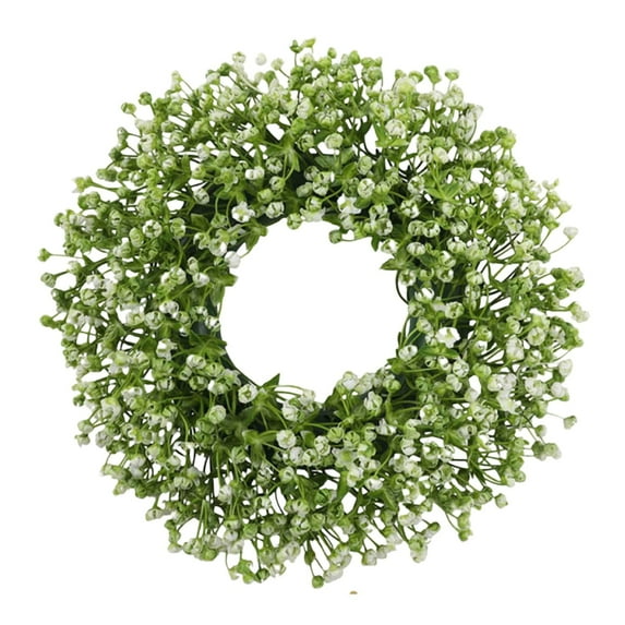 Godom Front Door Wreaths All Year Round Summer/Spring /Fall/Winter Wreath For Front Door Wreath Flower Wall Hanging Decoration