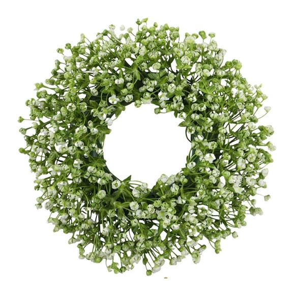 Godom Front Door Wreaths All Year Round Summer/Spring /Fall/Winter Wreath For Front Door Wreath Flower Wall Hanging Decoration