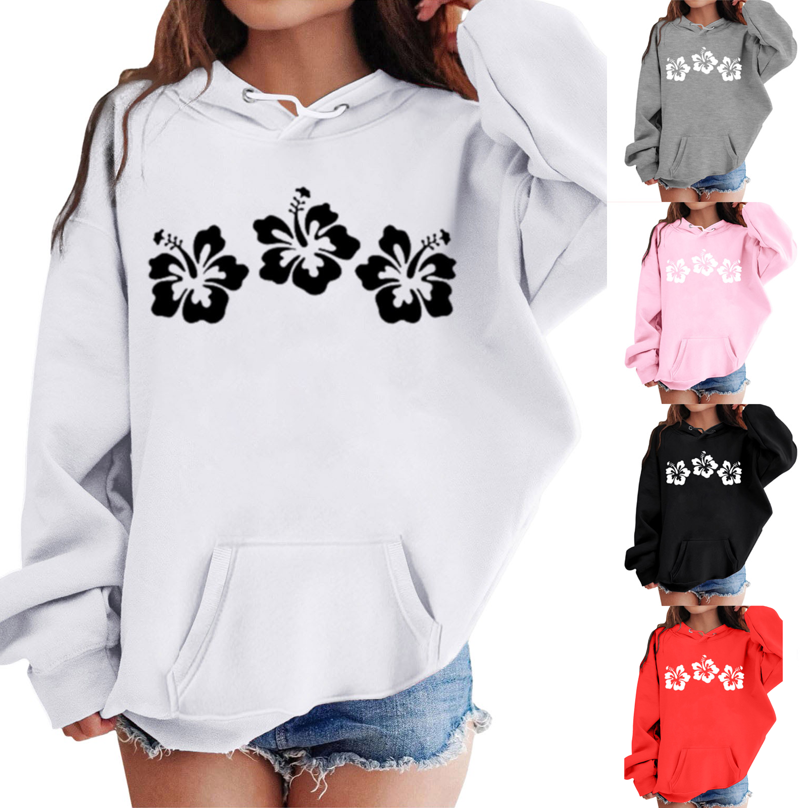 Kids’ Hooded Pullover Fleece Top – Plain Unisex Sweatshirt – 100% Cotton – Rock & Rock – Multiple Colors