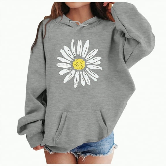 Godom Girl's Hoodie Long Sleeve Soft Sweatshirt Graphic Hoody Kids Cute Pullovers Top Clothes for Girls Hoodies for Teen Boys Jacket