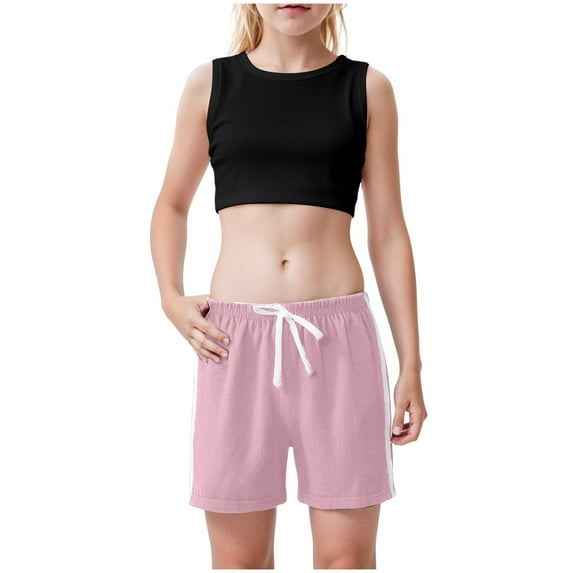 Godom Girls Athletic Shorts Running Active Kids Gym Workout Performance Shorts, Sizes 2-12 Years