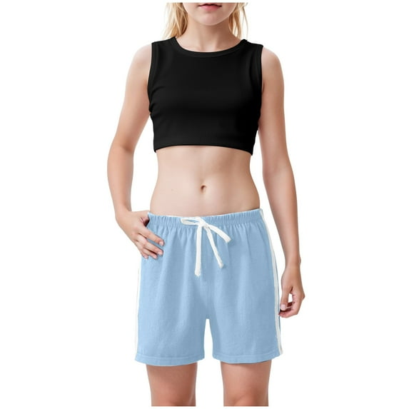 Godom Girls Athletic Shorts Running Active Kids Gym Workout Performance Shorts, Sizes 2-12 Years