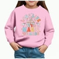 thumbnail image 1 of Godom Girls Cute Graphic Crewneck Sweatshirt Long Sleeve Drop Shoulder Pullover Tops, 1 of 4
