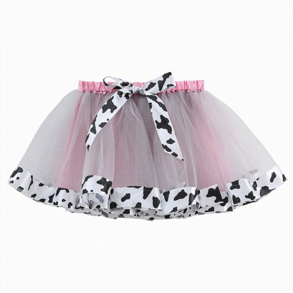 Godom Girls Layered Tutu Skirt 2T-8T Tulle Birthday Ballet Dance Party Princess Carnival Dress,Grey