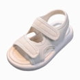 thumbnail image 1 of Godom Girls' Sandals Open Toe Cute Flats Dress Sandals Summer Shoes for Toddler Little Big Kid, 1 of 7
