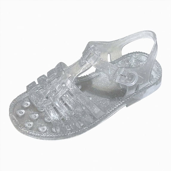 Godom Girls Sandals Open Toe Summer Flats Dress Sandal Shoes for Toddler Little Big Kid
