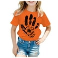 thumbnail image 1 of Godom Girls Shirts Short Sleeve Fashion Crewneck Tops Girls Summer Tops, 1 of 6